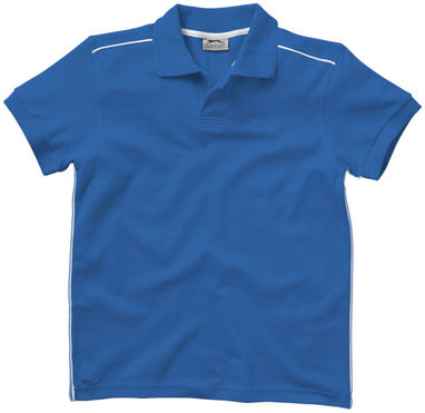 Сорочка поло з короткими рукавами Backhand, колір небесно-блакитний  розмір S - 33091421- Фото №4
