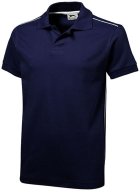 Сорочка поло з короткими рукавами Backhand, колір темно-синій  розмір M - 33091492- Фото №1