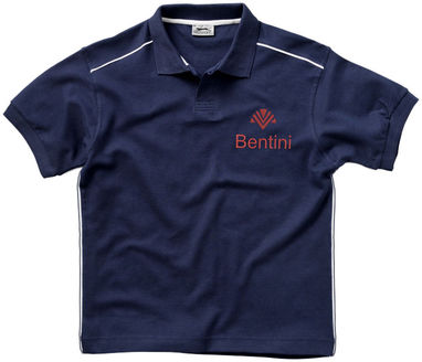 Рубашка поло с короткими рукавами Backhand, цвет темно-синий  размер XL - 33091494- Фото №3
