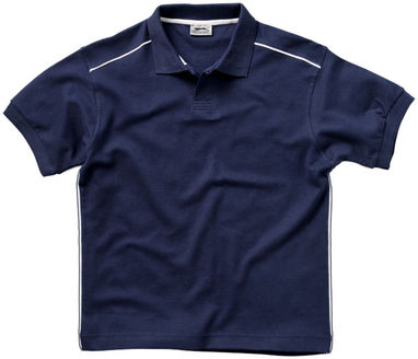 Рубашка поло с короткими рукавами Backhand, цвет темно-синий  размер XL - 33091494- Фото №4