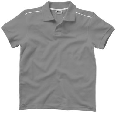 Сорочка поло з короткими рукавами Backhand, колір сірий  розмір S - 33091901- Фото №4