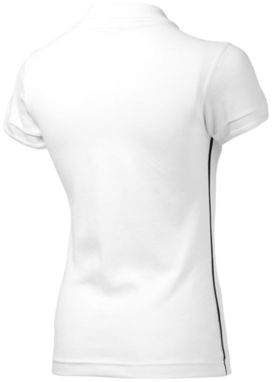 Женская рубашка поло с короткими рукавами Backhand, цвет белый  размер S - 33092011- Фото №4
