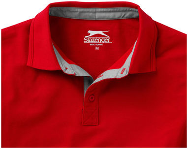 Сорочка поло з короткими рукавами Hacker, колір червоний  розмір S - 33096251- Фото №6