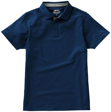 Сорочка поло з короткими рукавами Hacker, колір темно-синій  розмір S - 33096491- Фото №4