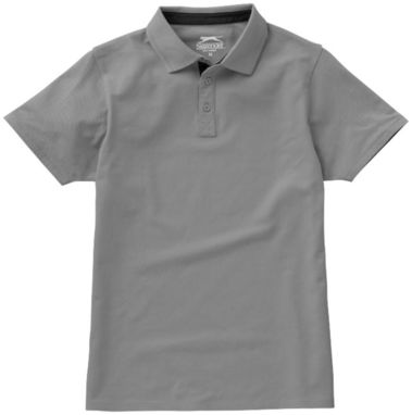 Сорочка поло з короткими рукавами Hacker, колір сірий  розмір S - 33096901- Фото №4