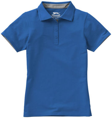 Жіноча сорочка поло Hacker, колір небесно-блакитний  розмір S - 33097421- Фото №4