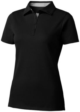 Жіноча сорочка поло Hacker, колір суцільний чорний  розмір S - 33097991- Фото №1