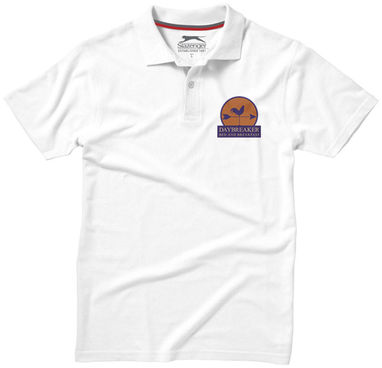Сорочка поло з короткими рукавами Advantage, колір білий  розмір S - 33098011- Фото №2