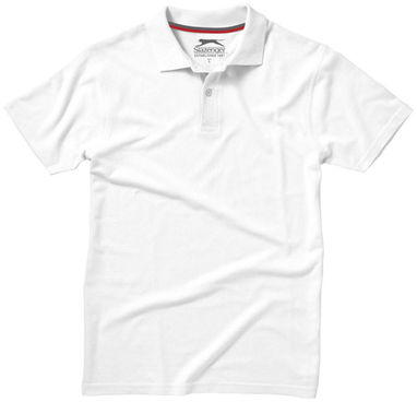 Сорочка поло з короткими рукавами Advantage, колір білий  розмір S - 33098011- Фото №3