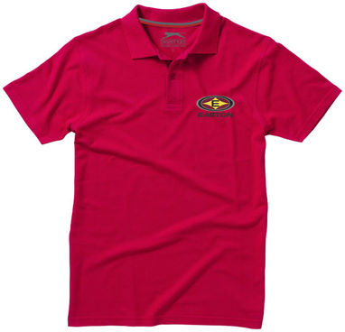 Рубашка поло с короткими рукавами Advantage, цвет красный  размер M - 33098252- Фото №2