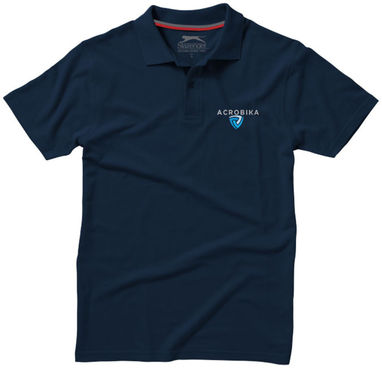 Рубашка поло с короткими рукавами Advantage, цвет темно-синий  размер L - 33098493- Фото №2