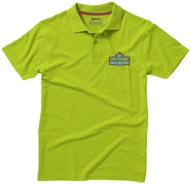 Рубашка поло с короткими рукавами Advantage, цвет зеленое яблоко  размер S - 33098681- Фото №2
