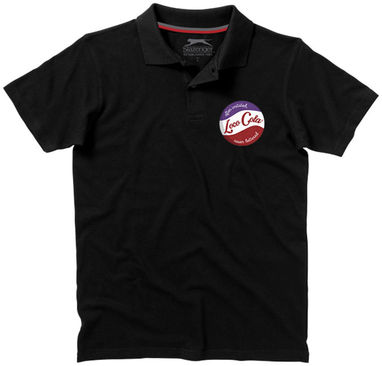 Рубашка поло с короткими рукавами Advantage, цвет сплошной черный  размер S - 33098991- Фото №2