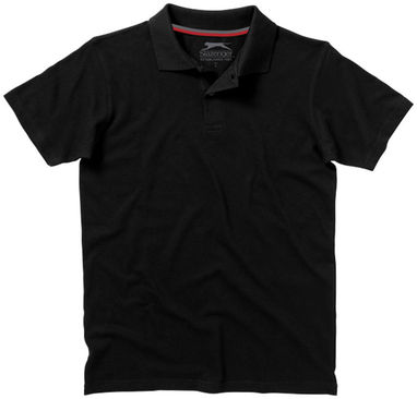 Сорочка поло з короткими рукавами Advantage, колір суцільний чорний  розмір XXL - 33098995- Фото №3