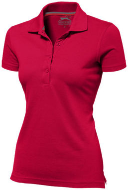 Жіноча сорочка поло з короткими рукавами Advantage, колір червоний  розмір S - 33099251- Фото №1