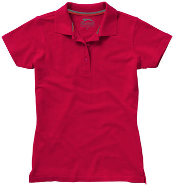 Жіноча сорочка поло з короткими рукавами Advantage, колір червоний  розмір S - 33099251- Фото №3