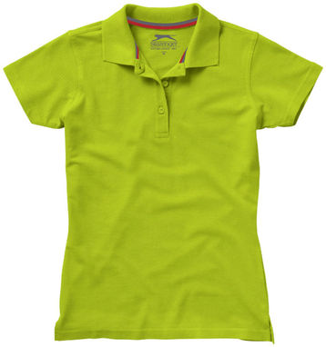 Жіноча сорочка поло з короткими рукавами Advantage, колір зелене яблуко  розмір S - 33099681- Фото №3