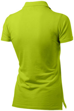 Женская рубашка поло с короткими рукавами Advantage, цвет зеленое яблоко  размер S - 33099681- Фото №4