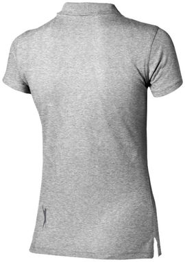 Женская рубашка поло с короткими рукавами Advantage, цвет серый меланж  размер L - 33099953- Фото №4