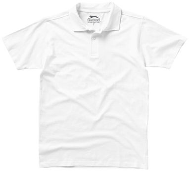 Сорочка поло з короткими рукавами Let, колір білий  розмір S - 33102011- Фото №3