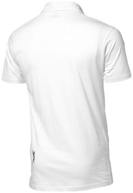 Сорочка поло з короткими рукавами Let, колір білий  розмір S - 33102011- Фото №4