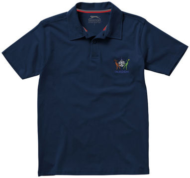 Рубашка поло с короткими рукавами Let, цвет темно-синий  размер XXL - 33102495- Фото №2
