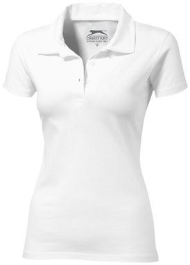 Жіноча сорочка поло з короткими рукавами Let, колір білий  розмір S - 33103011- Фото №1