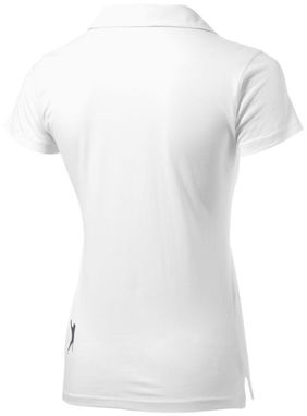 Женская рубашка поло с короткими рукавами Let, цвет белый  размер S - 33103011- Фото №4