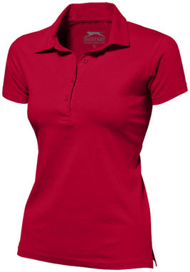 Жіноча сорочка поло з короткими рукавами Let, колір червоний  розмір S - 33103251- Фото №1