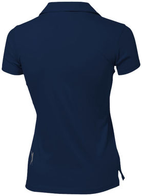 Женская рубашка поло с короткими рукавами Let, цвет темно-синий  размер M - 33103492- Фото №4