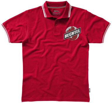 Рубашка поло с короткими рукавами Deuce, цвет красный  размер S - 33104251- Фото №2