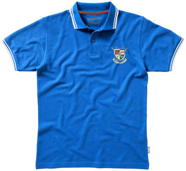 Сорочка поло з короткими рукавами Deuce, колір небесно-блакитний  розмір XL - 33104424- Фото №2