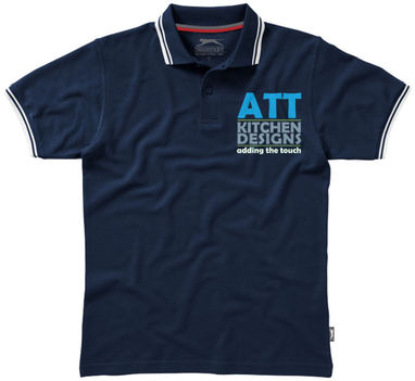 Рубашка поло с короткими рукавами Deuce, цвет темно-синий  размер L - 33104493- Фото №2