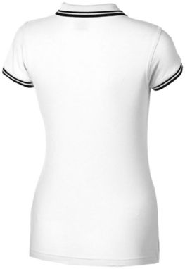 Женская рубашка поло с короткими рукавами Deuce, цвет белый  размер S - 33105011- Фото №4
