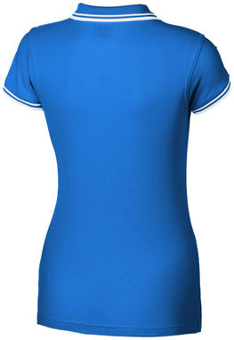 Женская рубашка поло с короткими рукавами Deuce, цвет небесно-голубой  размер S - 33105421- Фото №4