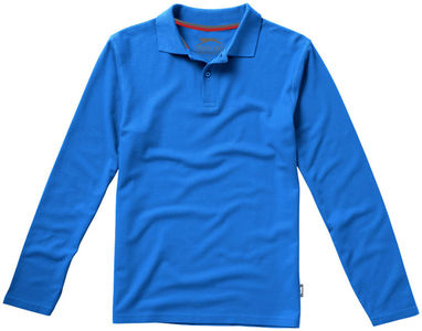 Рубашка поло с длинными рукавами Point, цвет небесно-голубой  размер S - 33106421- Фото №3