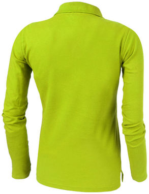 Жіноча сорочка поло з довгими рукавами Point, колір зелене яблуко  розмір S - 33107681- Фото №4
