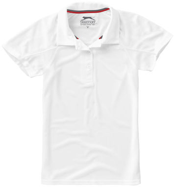 Женская рубашка поло с короткими рукавами Game, цвет белый  размер S - 33109011- Фото №3