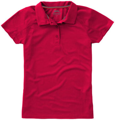 Женская рубашка поло с короткими рукавами Game, цвет красный  размер S - 33109251- Фото №3
