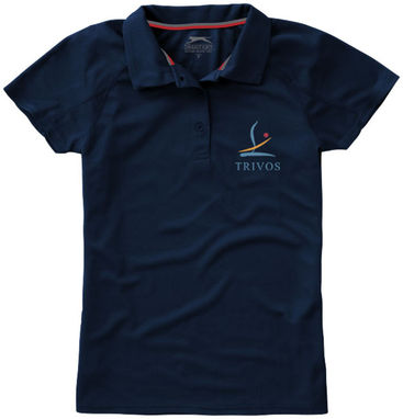 Женская рубашка поло с короткими рукавами Game, цвет темно-синий  размер S - 33109491- Фото №2