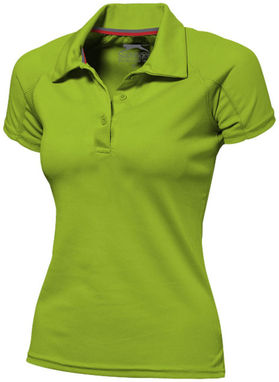 Женская рубашка поло с короткими рукавами Game, цвет зеленое яблоко  размер S - 33109681- Фото №1