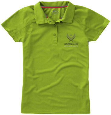 Женская рубашка поло с короткими рукавами Game, цвет зеленое яблоко  размер S - 33109681- Фото №2