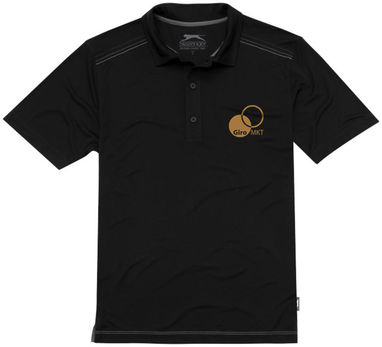 Сорочка поло Receiver CF з короткими рукавами, колір суцільний чорний  розмір S - 33110991- Фото №2