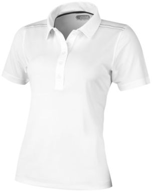 Женская рубашка поло с короткими рукавами Receiver, цвет белый  размер S - 33111011- Фото №1