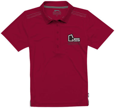 Рубашка поло Receiver CF Lds, цвет темно-красный  размер S - 33111281- Фото №2