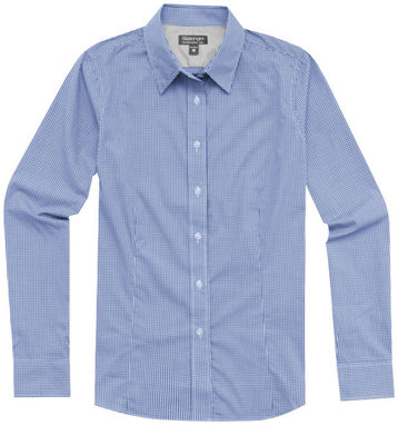Женская футболка с длинными рукавами Net, цвет синий  размер XL - 33161444- Фото №3