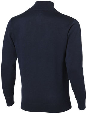 Пуловер Set с застежкой на четверть длины, цвет темно-синий  размер S - 33229491- Фото №4