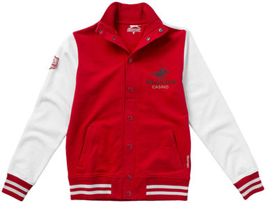 Толстовка Varsity, колір червоний, білий  розмір S - 33231251- Фото №3