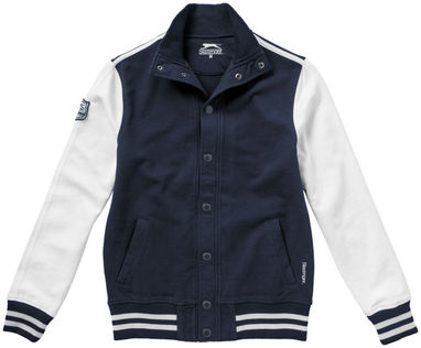 Толстовка Varsity, колір темно-синій, білий  розмір M - 33231492- Фото №4