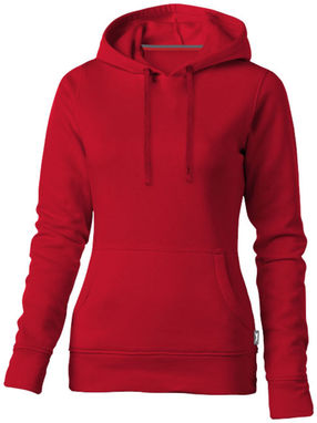 Женский свитер с капюшоном Alley, цвет красный  размер L - 33239253- Фото №1